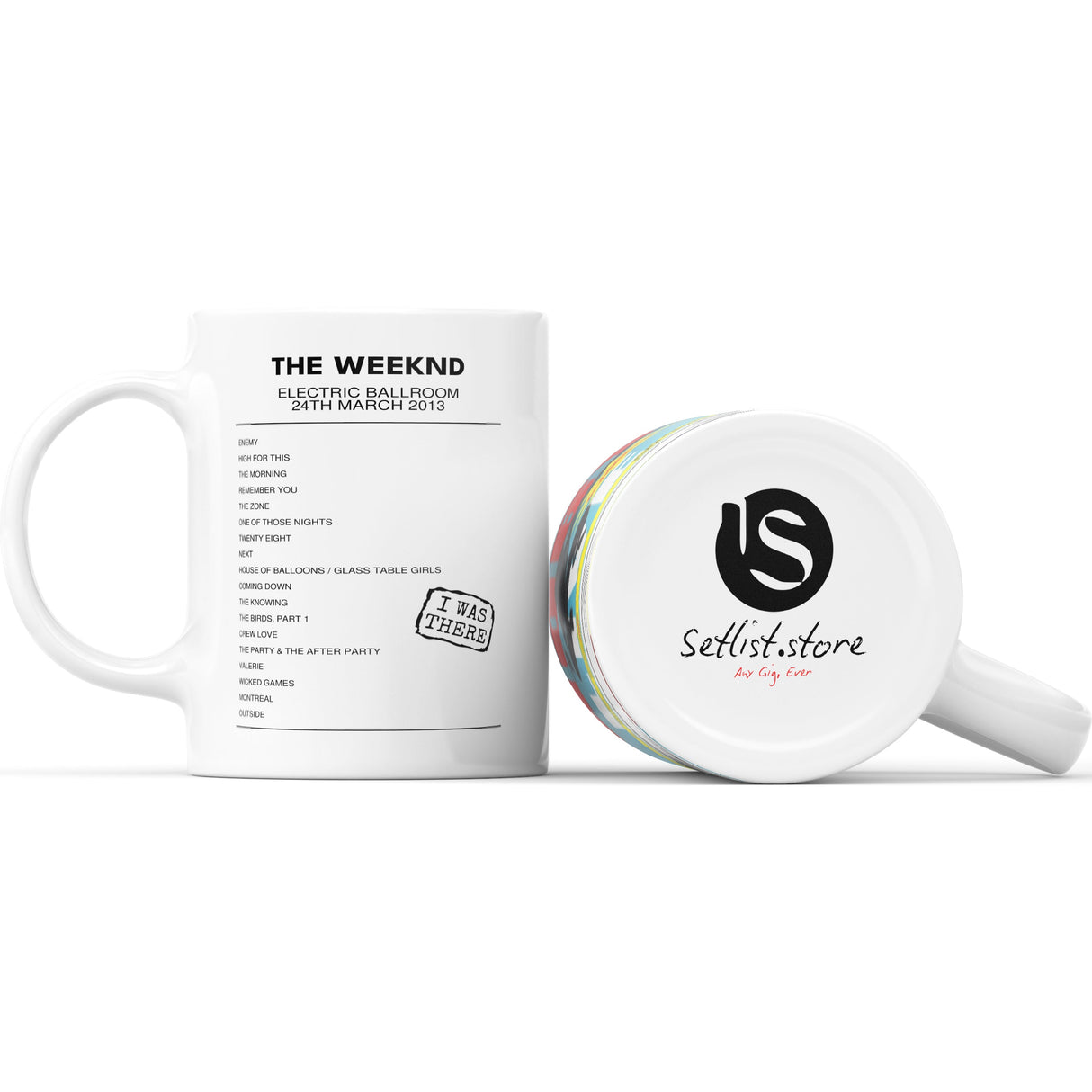 The Weeknd Electric Ballroom London 24th March 2013 - Setlist Mug - Setlist