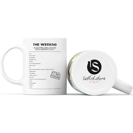 The Weeknd Electric Ballroom London 25th March 2013 - Setlist Mug - Setlist