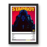 The Weeknd - Starboy (2016) Poster - Setlist