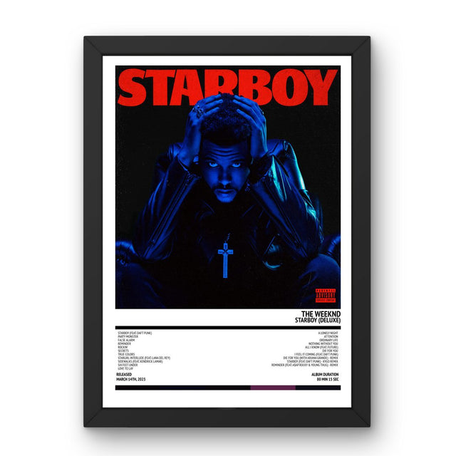 The Weeknd - Starboy (Deluxe) (2023) Poster - Setlist