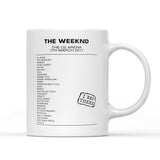 The Weeknd Starboy: Legend of the Fall The O2 Arena London 7th March 2017 - Setlist Mug - Setlist