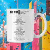 The Who London May 31, 1976 Replica Setlist Mug - Setlist