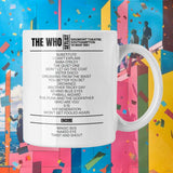 The Who Southampton March 14, 1981 Replica Setlist Mug - Setlist