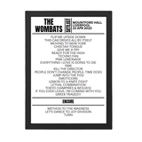 The Wombats Liverpool April 22, 2022 Replica Setlist - Setlist