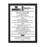 The Wombats Newcastle upon Tyne October 27, 2022 Replica Setlist - Setlist