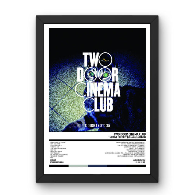 Two Door Cinema Club - Tourist History (Deluxe Edition) (2010) Poster - Setlist