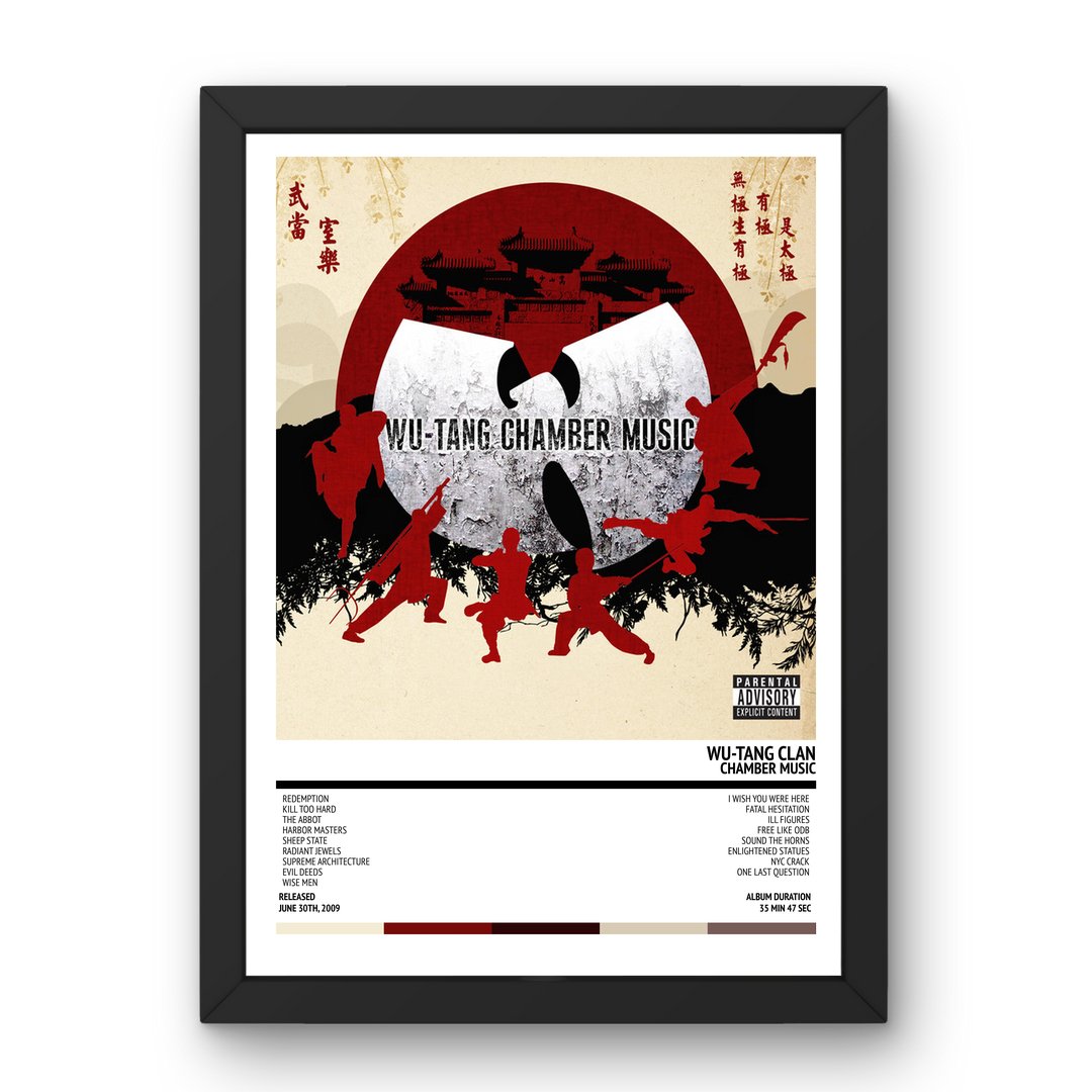 Wu - Tang Clan - Chamber Music (2009) Poster - Setlist