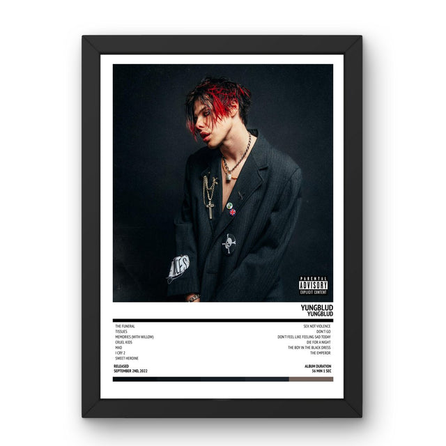 YUNGBLUD - YUNGBLUD (2022) Poster - Setlist