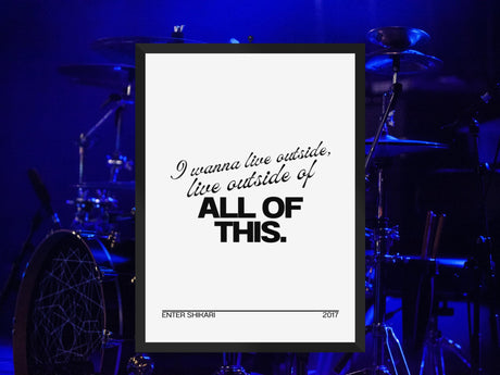 Enter Shikari - Live Outside Lyrics - Setlist